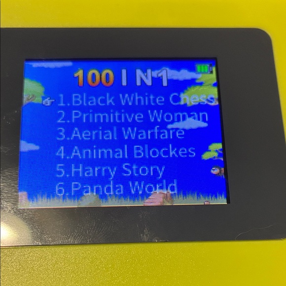 Next Level Apparel Neon Yellow-Green Handheld Game Console - Picture 3 of 9